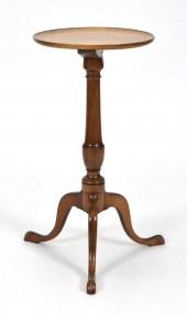 18TH C. QUEEN ANNE MAPLE DISH