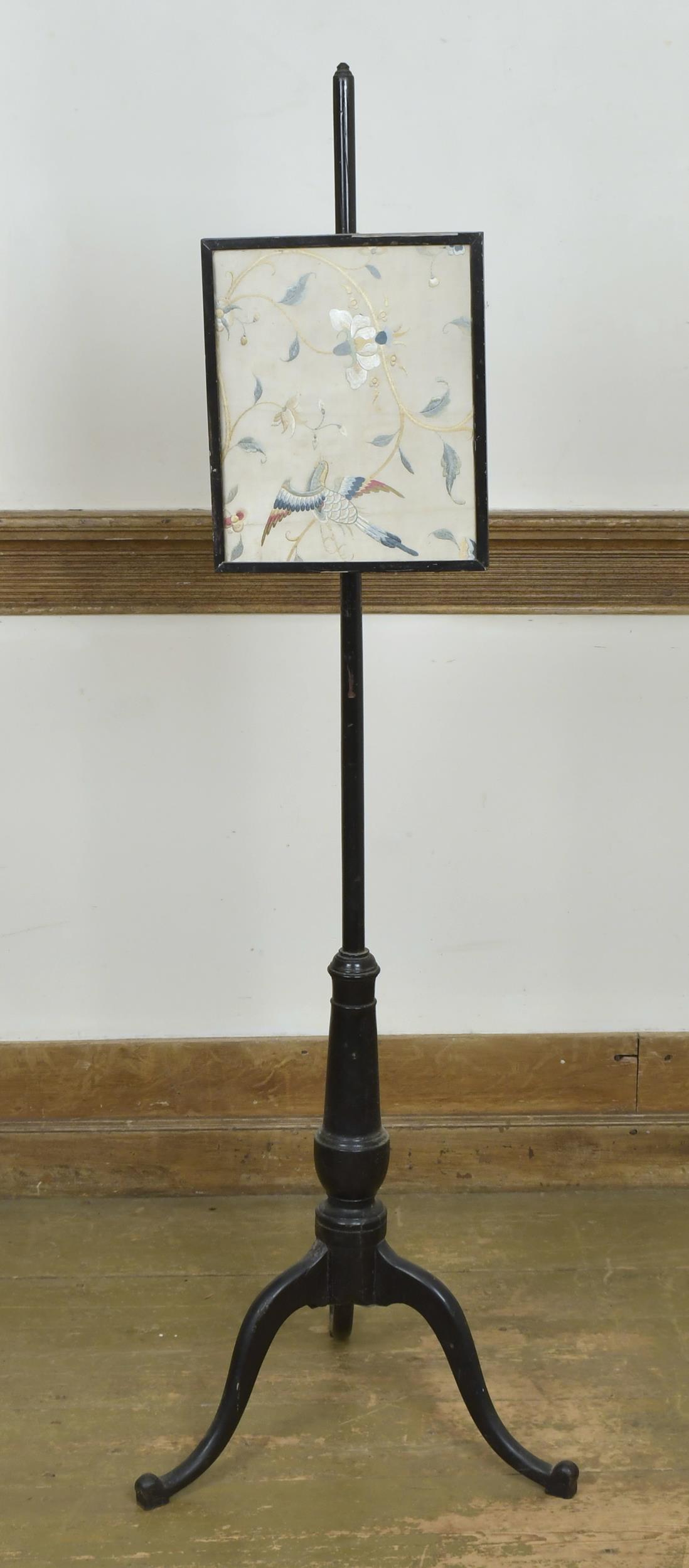 18TH C. QUEEN ANNE PAINTED POLE