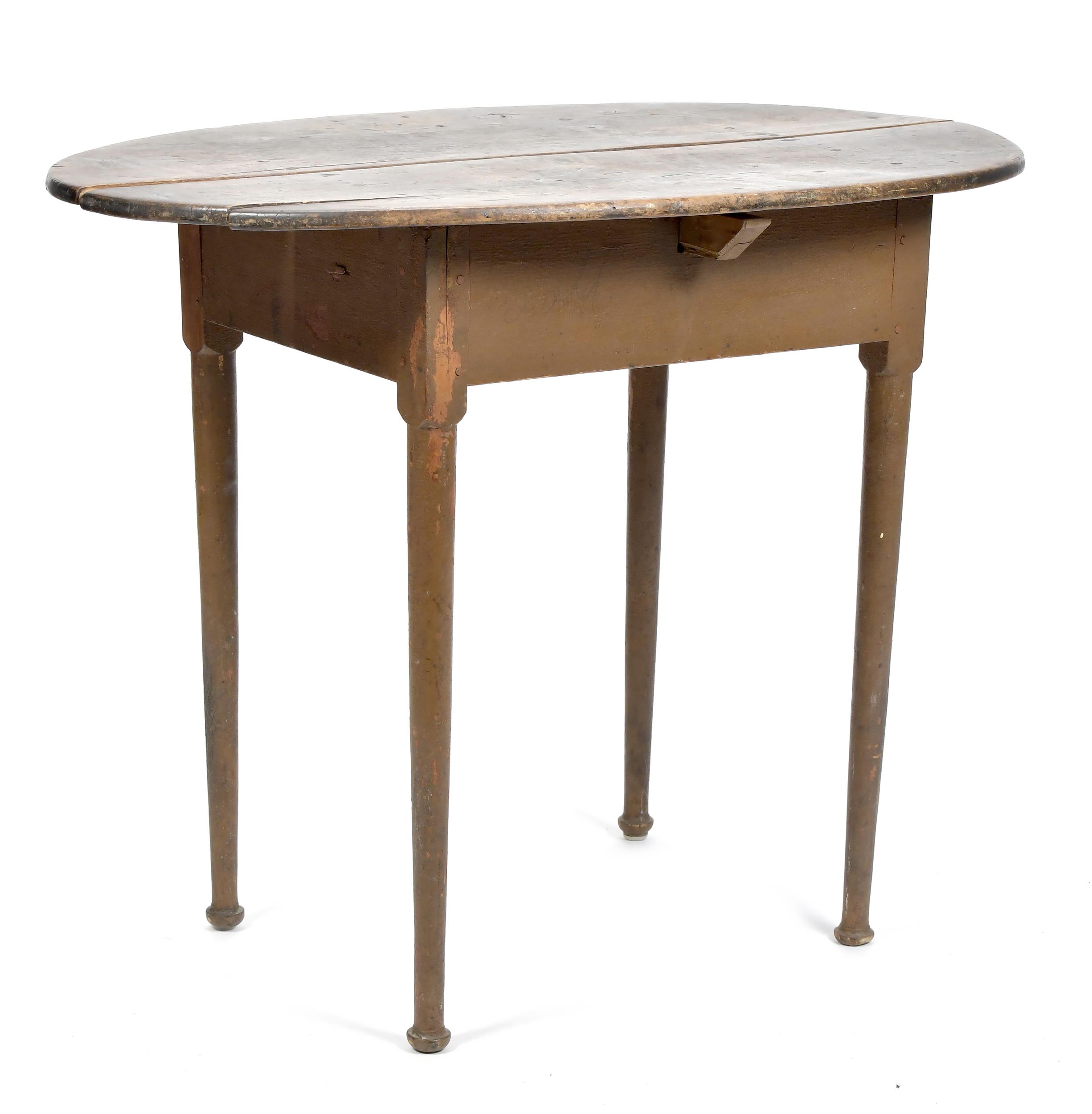 18TH C. QUEEN ANNE TEA TABLE, OLD