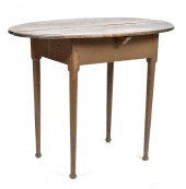 18TH C. QUEEN ANNE TEA TABLE,