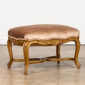 18TH C. REGENCE GILT TABOURET