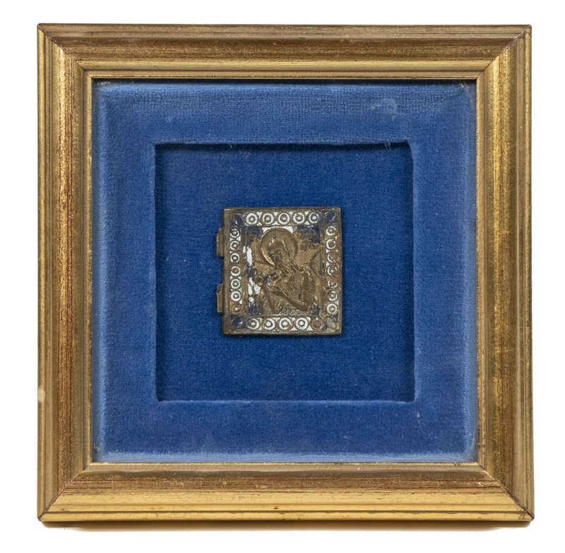 18TH C. RUSSIAN TRAVELER'S ICON