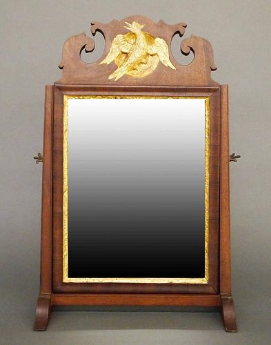 18TH C SHAVING MIRRORAn 18th