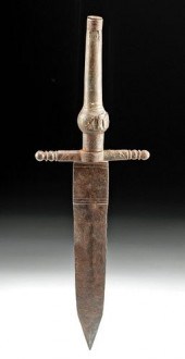 18TH C. SPANISH IRON & WOOD PL
