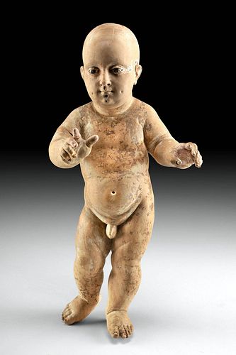 18TH C. SPANISH WOOD SANTO - NUDE