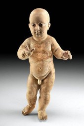 18TH C. SPANISH WOOD SANTO - N