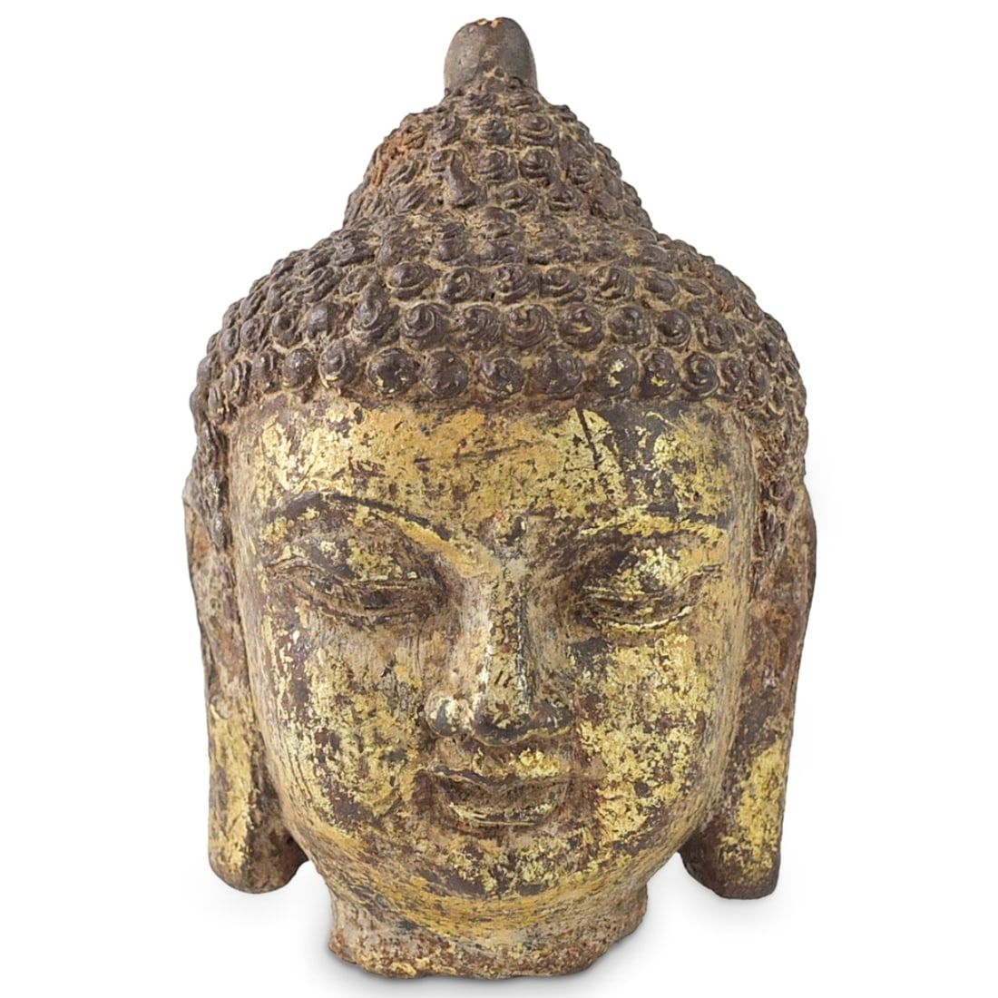 18TH C. THAI GILT BRONZE BUDDHA