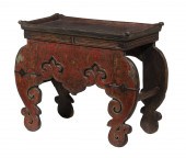 18TH C. TIBETAN PAINTED ALTAR