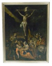 18th C. unsigned oil on canvas