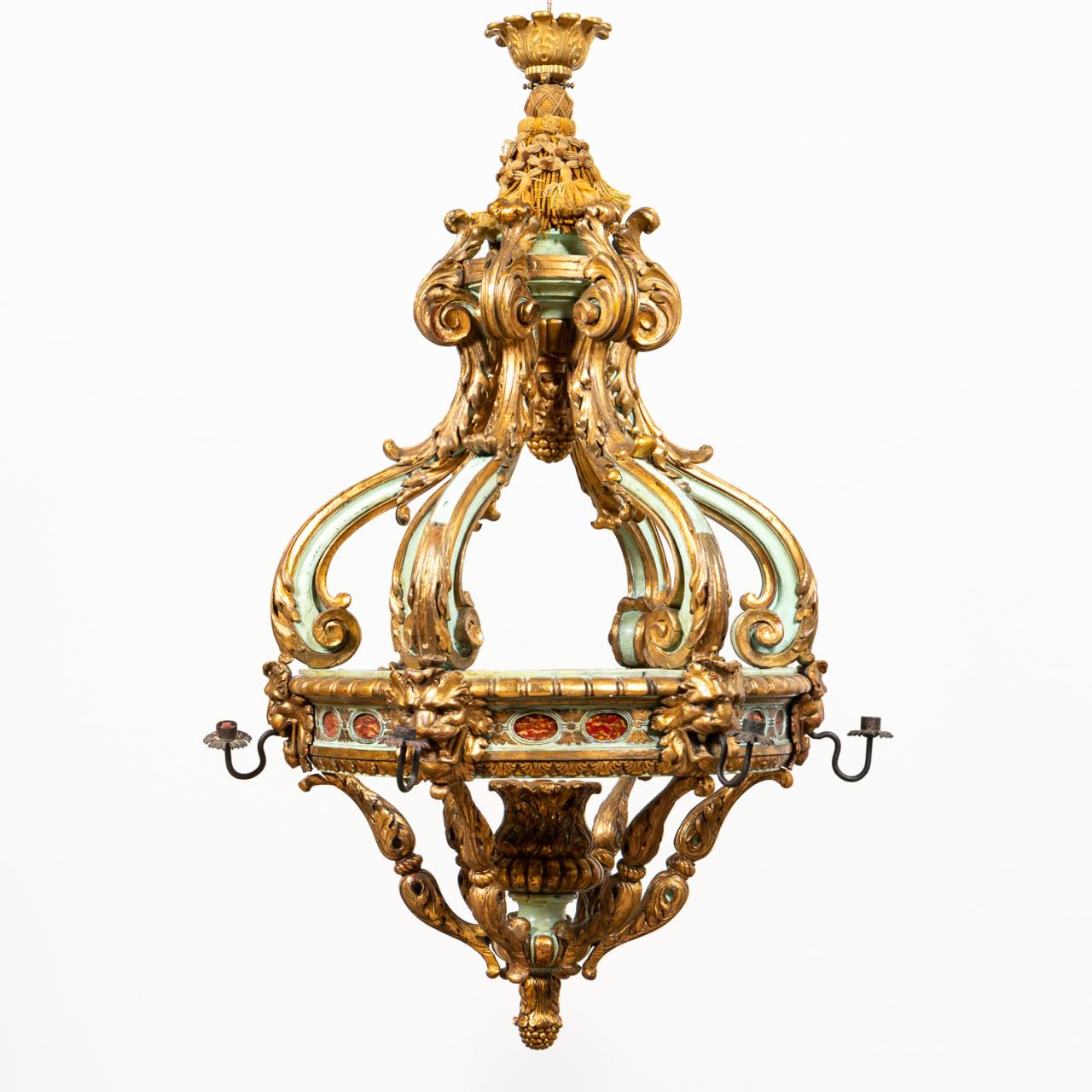 18TH C. VENETIAN PARCEL GILT