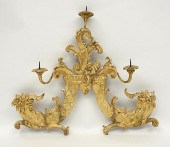 18TH C. WALL MOUNTED PRICKET C