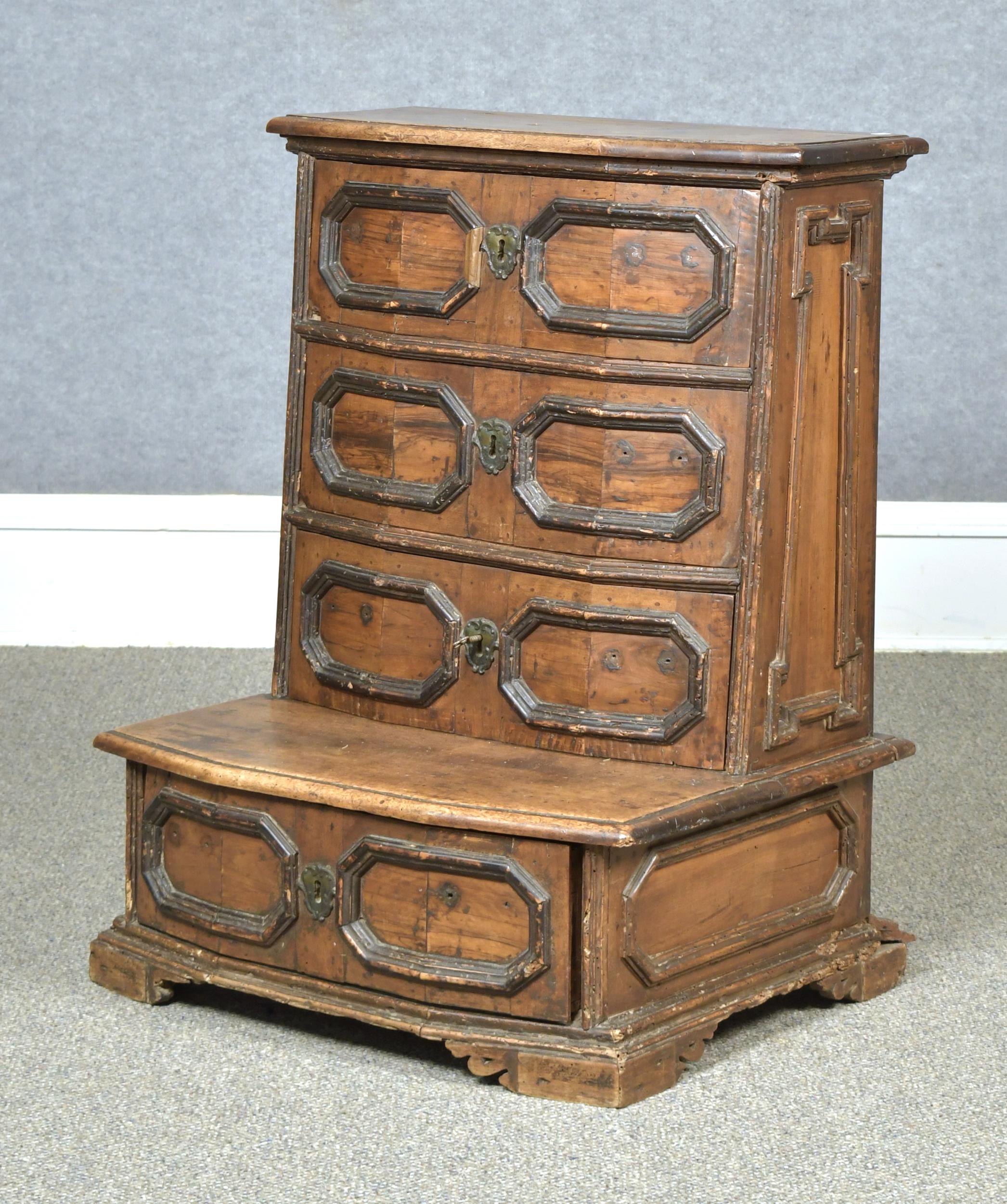 18TH C. WALNUT PRAYER