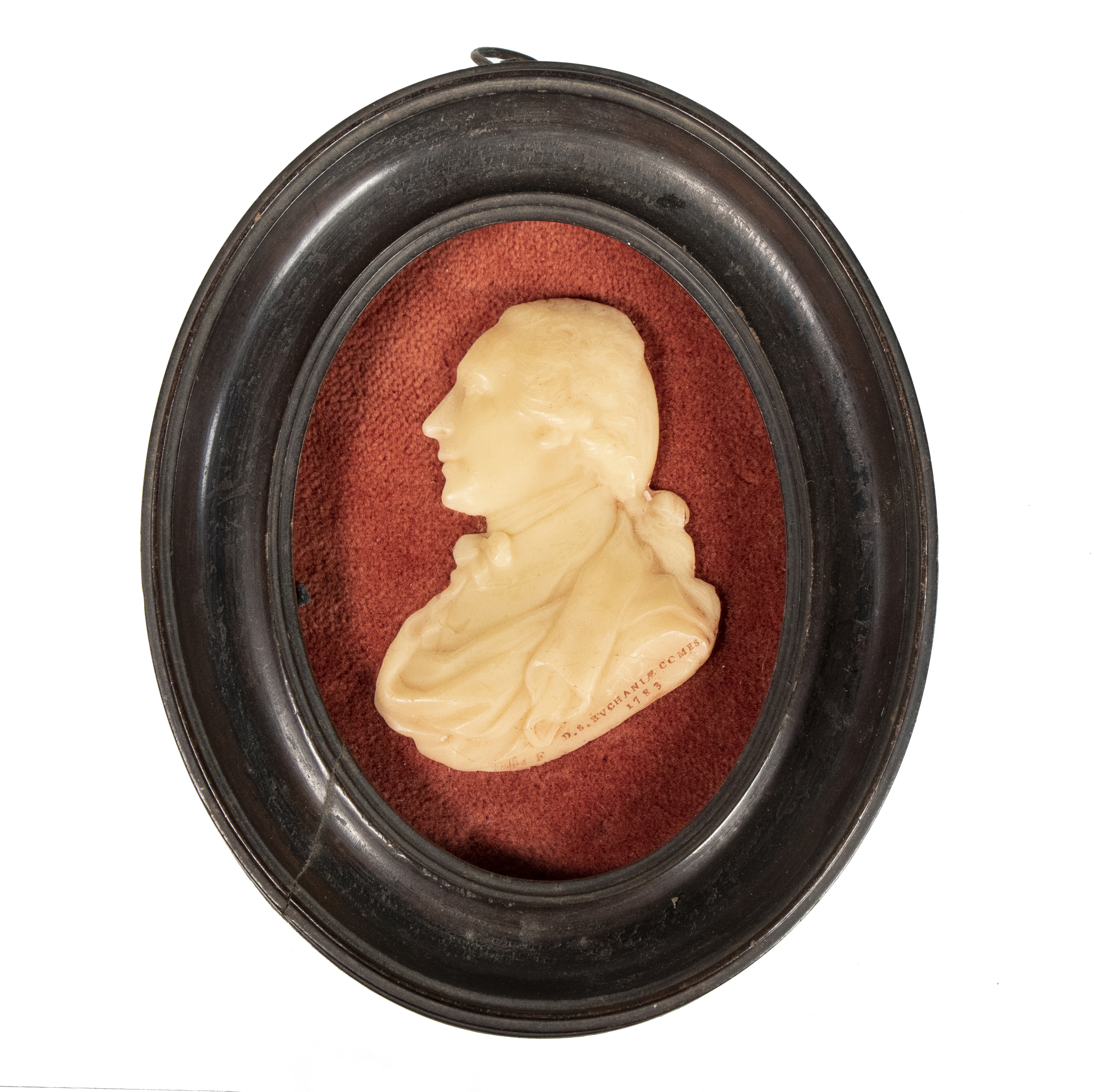 18TH C. WAX PROFILE RELIEF PORTRAIT