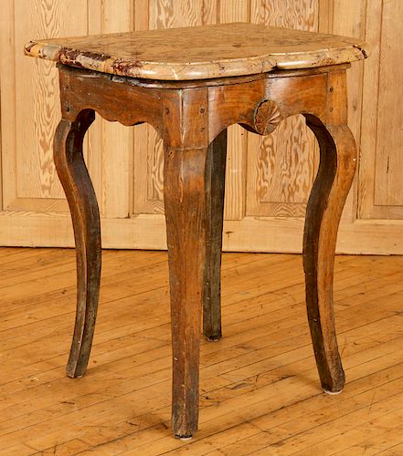 18TH CENT. FRENCH PROVINICAL MARBLE