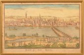 18TH CENT. HAND COLORED ETCHIN