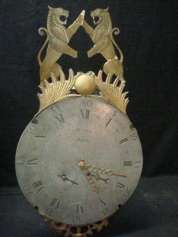18th Cent Wall Clock. As is. From a