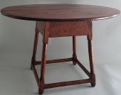 18TH CENTURY AMERICAN PINE OVA