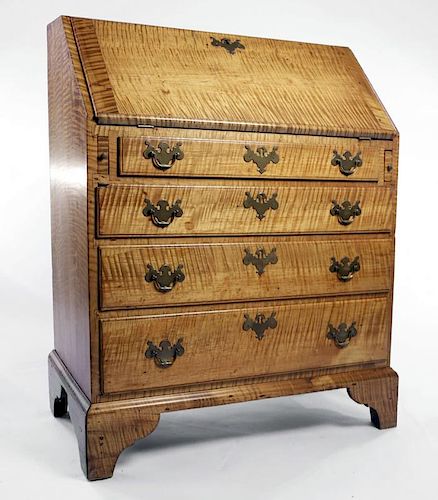 18TH CENTURY AMERICAN TIGER MAPLE