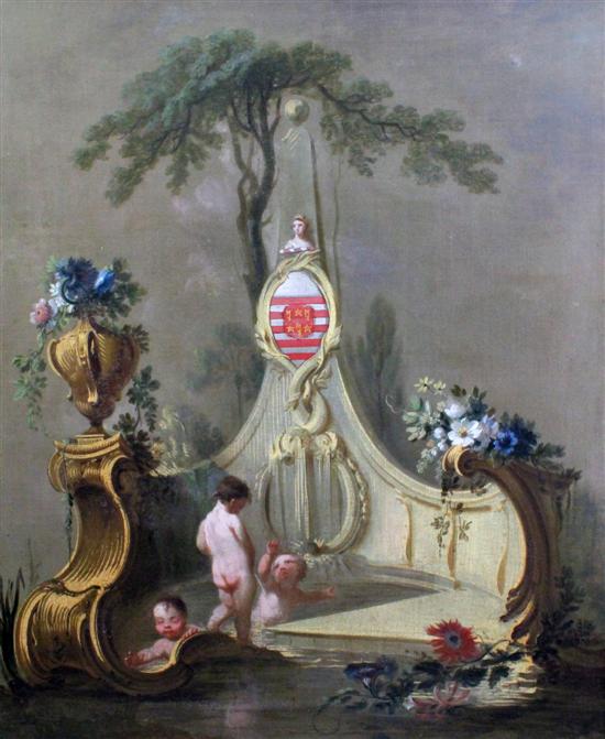 18th century Continental School oil