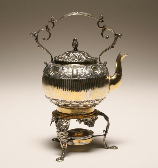 18th century Dutch parcel gilt