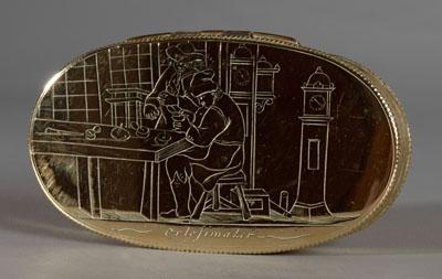 18th century Dutch tobacco box,