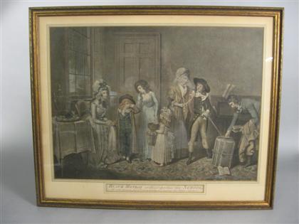18th century English mezzotint   