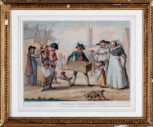 18TH CENTURY ENGRAVING BAND OF