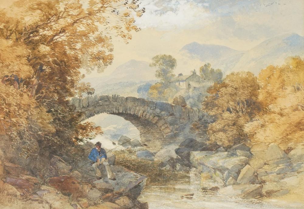 18TH CENTURY: FISHERMAN BESIDE A