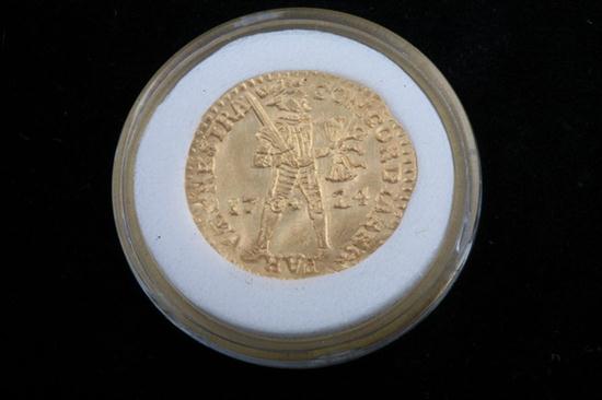 18TH CENTURY GOLD COIN Dated 1724