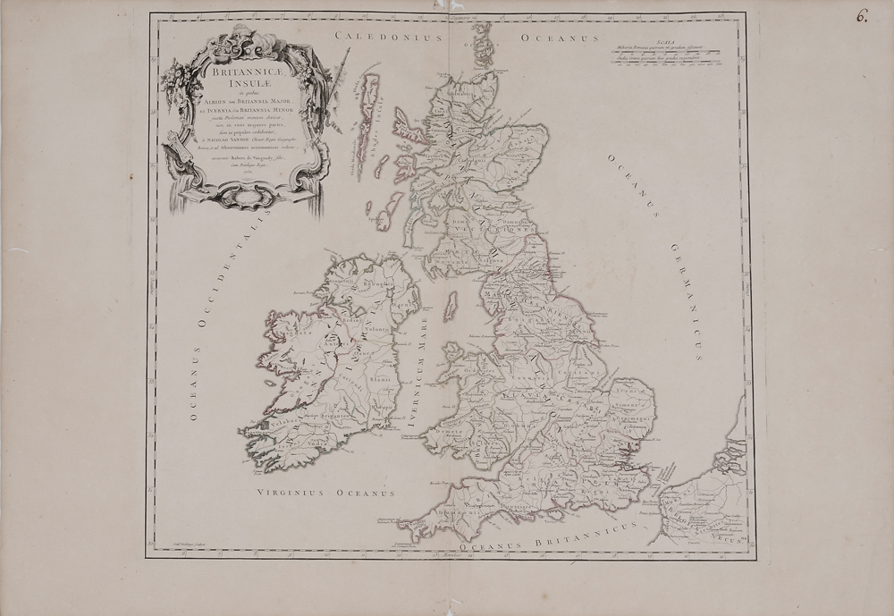 18th Century Map of Great Britain