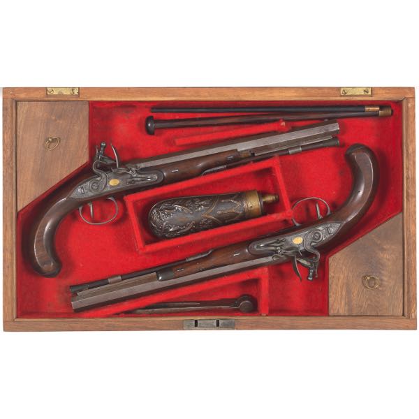 18TH CENTURY PAIR OF DUELING