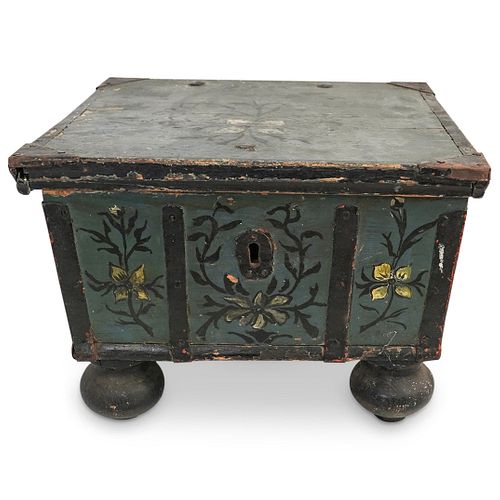 18TH CENTURY POLYCHROME WOOD