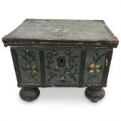 18TH CENTURY POLYCHROME WOOD B