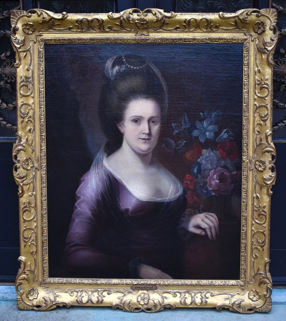 18TH CENTURY PORTRAT OF A LADY, 