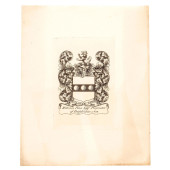 18TH CENTURY RESTRIKE BOOKPLAT