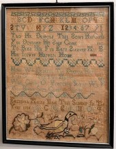 18TH CENTURY SCHOOLGIRL SAMPLE