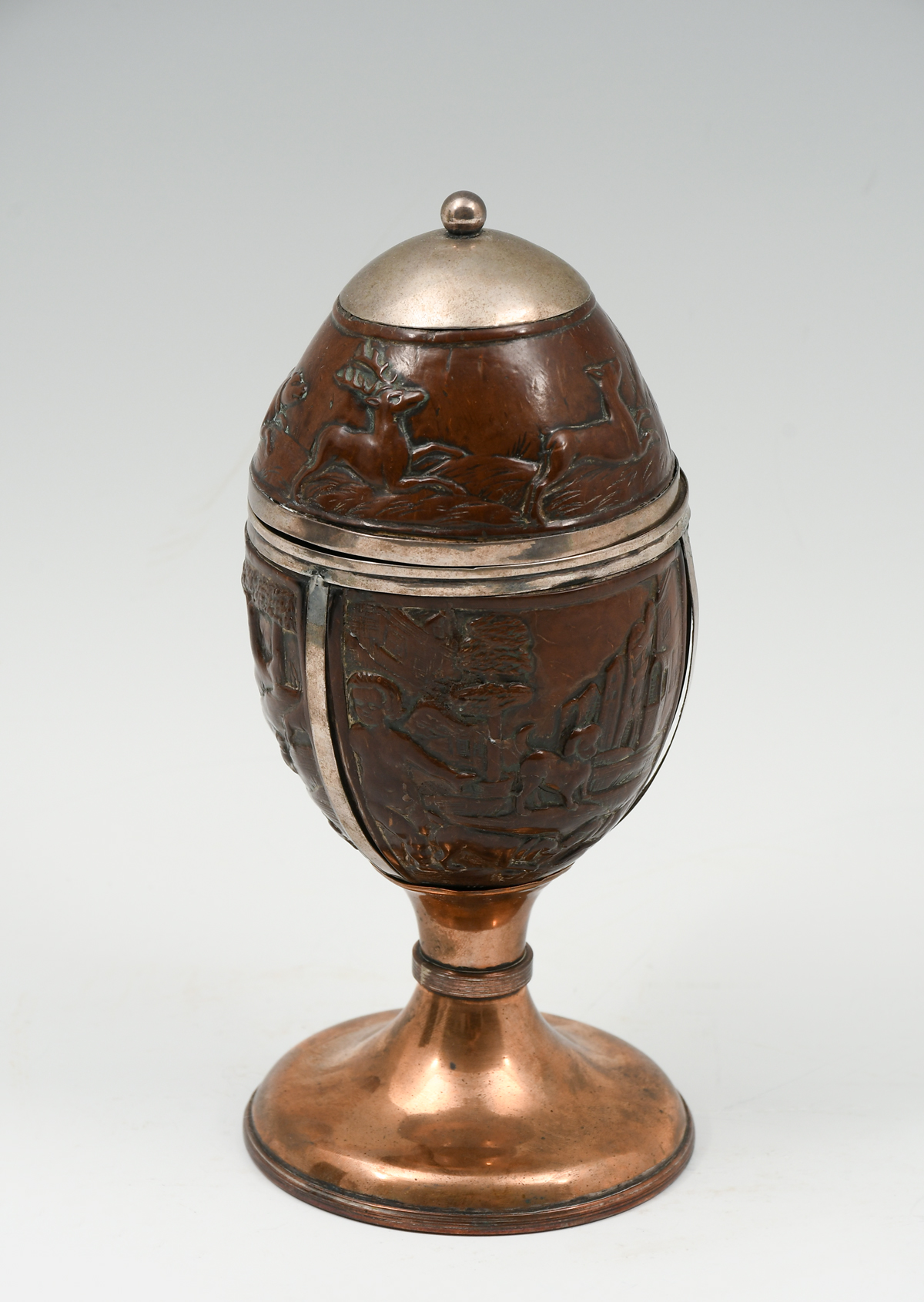 18TH-CENTURY SILVER MOUNTED