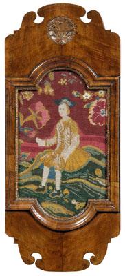 18th century style wool needlework,