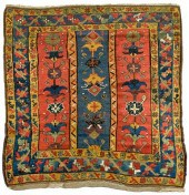18th century Turkish rug, vert
