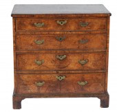 18TH CT. ENGLISH CROTCH WALNUT