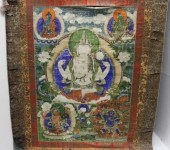 18TH OR 19TH C TIBETAN THANGKA