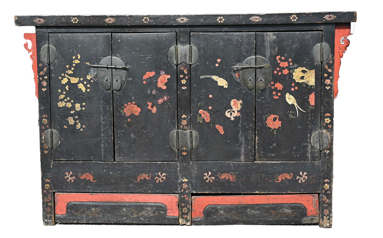 18TH/19TH C. CHINESE LACQUERED