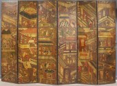18TH/19TH C CHINOISERIE LEATHE