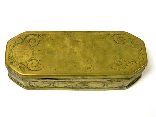 18th/19th C. Dutch tobacco box 