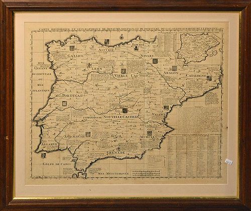 18TH/19TH C. MAP OF
