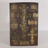 18TH/19TH C. PLAQUE OF MOUNTED
