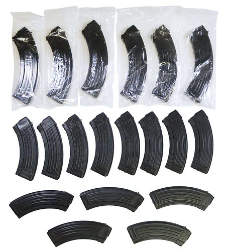 (19) AK-47 NEW MAGAZINES, 30