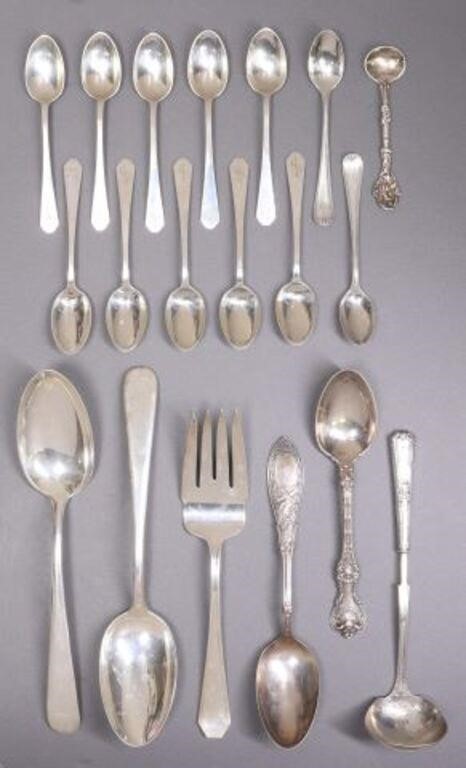 (19) AMERICAN STERLING FLATWARE,