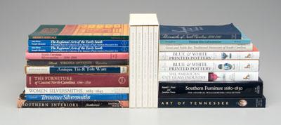 19 books, Southern decorative arts,