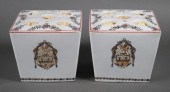 19 C FRENCH FAIENCE BOUGH POTS